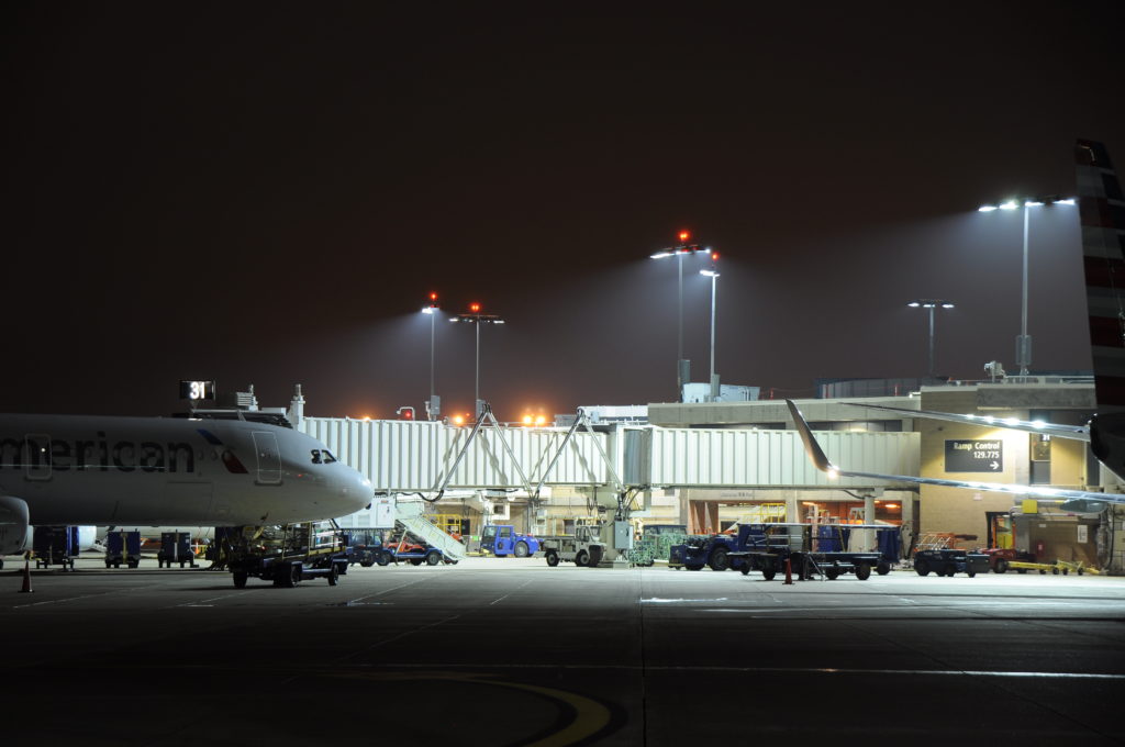 Dynamik Inc. provides LED Apron Lighting to airport